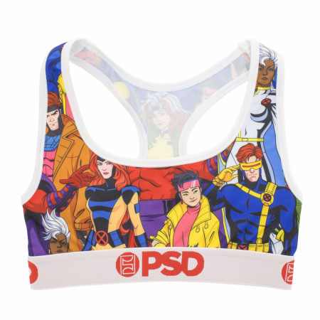 X-Men Squad Collage PSD Sports Bra